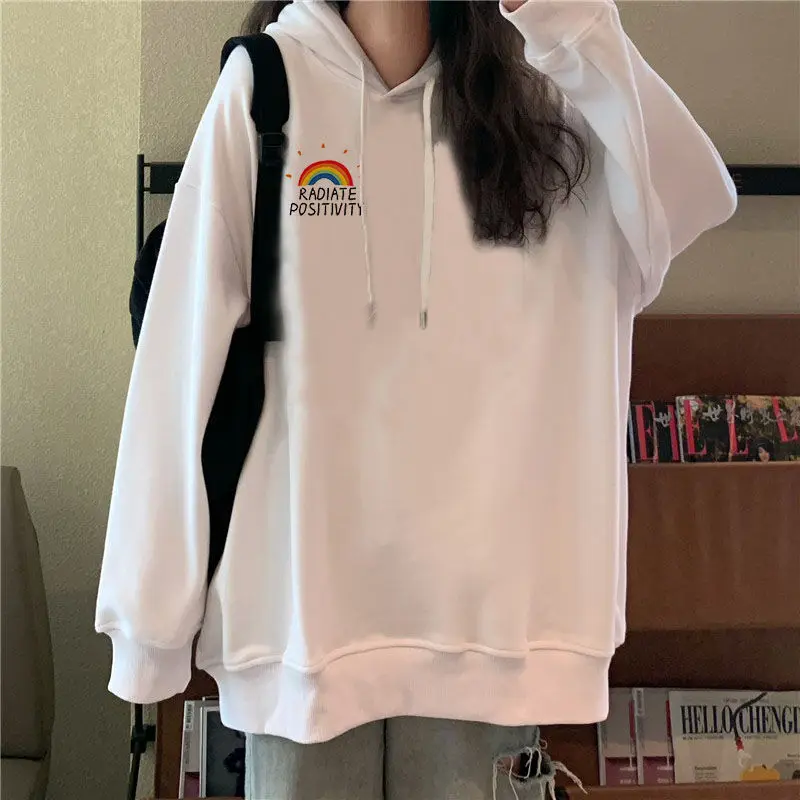 Sudaderas con capucha y cremallera Polerones para mujer, multicolor, cuatro estaciones, forro fresco, elegante, único, capucha lisa, entrenamiento con estampado de punto de calidad