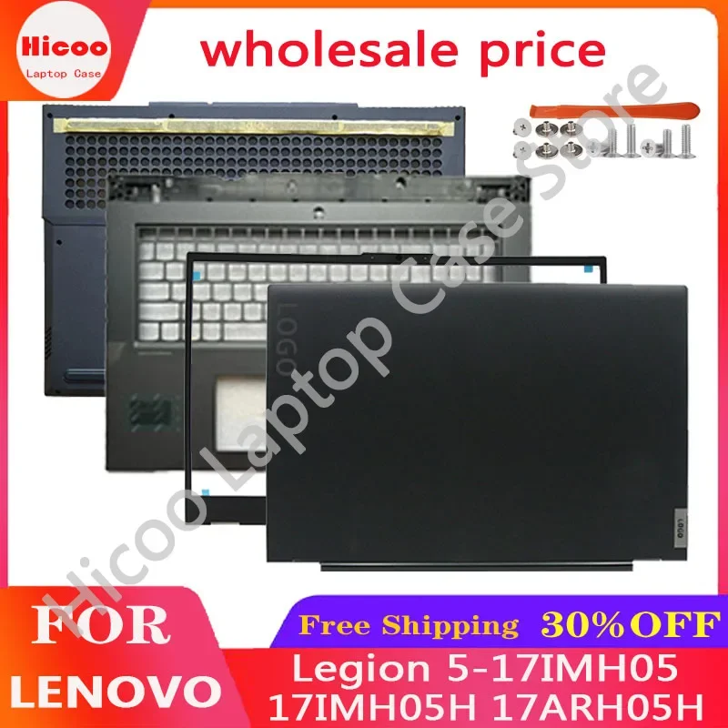 

Новинка для Lenovo Legion 5-17IMH05 17IMH05H 17ARH05H задняя крышка ЖК-дисплея для ноутбука/передняя рамка/подставка для рук/нижняя крышка