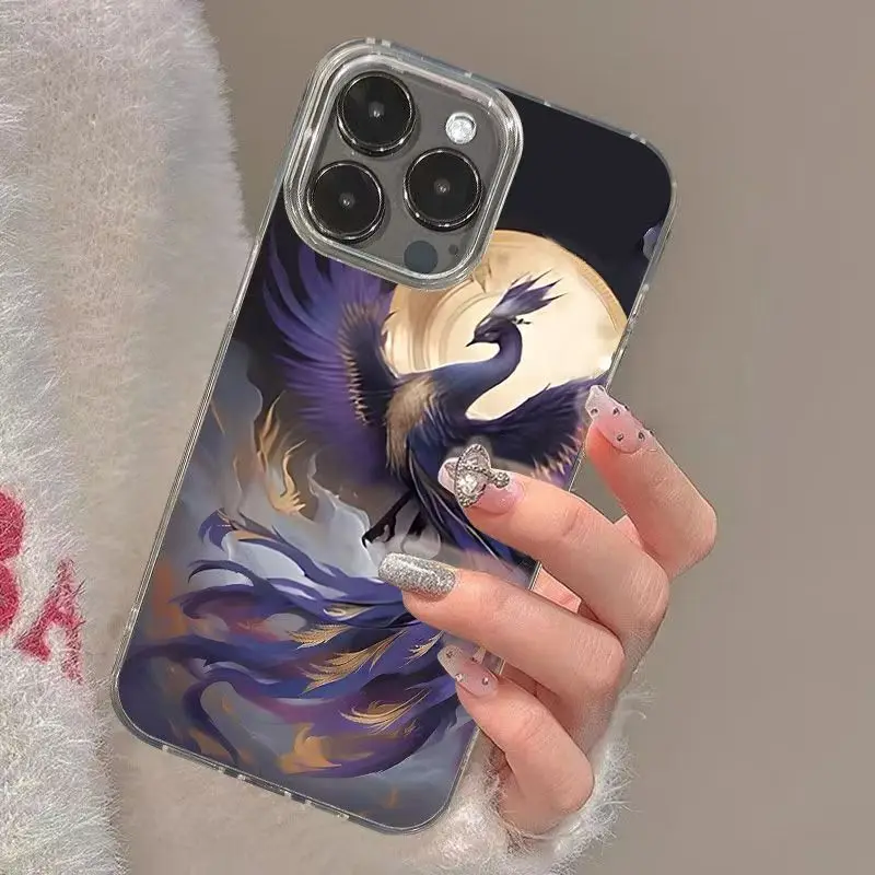 Dark phoenix Phone Case for iPhone 16 Pro Max iPhone 15 14 13 12 11 ProMax X XS XR XS Max Stylish Design with Durable Protection