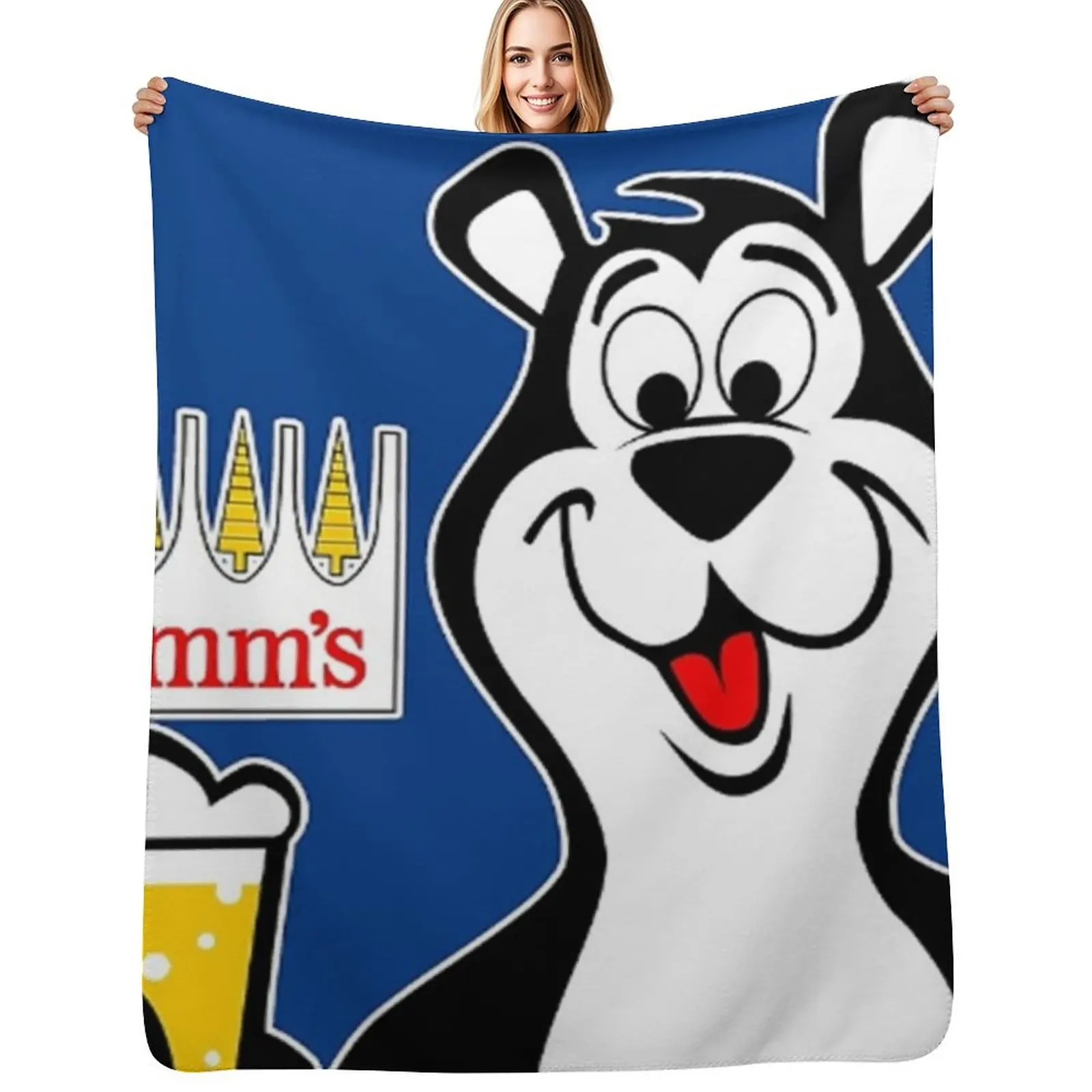 

HAMM'S 8 Throw Blanket Warm Plush Fuzzy Blanket for Living Room