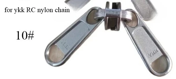 20pcs/Lot 3# 5# 8# 10# Non Lock Long Pull DFL DFBL YKK Slider RC Coil Nylon Zipper Chain Tape Luggage Tent Sleeping Bag Reverse