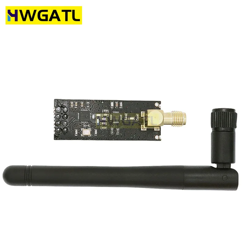 HWGATL NRF24L01+PA+LNA 2.4G Wireless Module 1100-Meter Long-Distance With Antenna