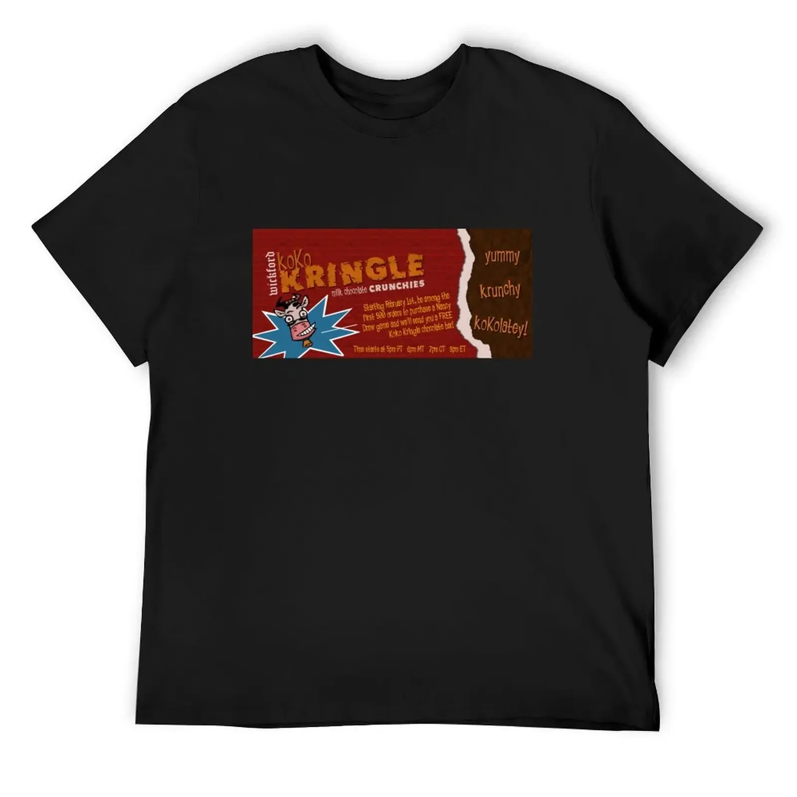 Nancy Drew Koko Kringle Milk Chocolate Bar3 T-Shirt anime figures anime tshirt sweat shirts, men