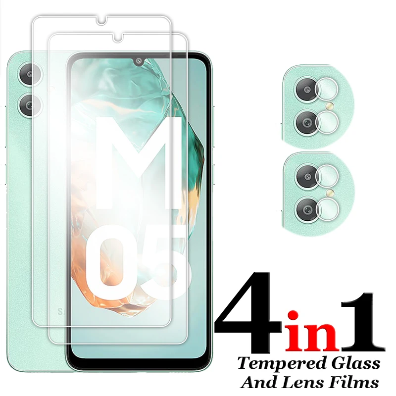 For Samsung Galaxy M05 4G Glass For Samsung M05 Tempered Glass 6.7 inch Transparent HD Screen Protector For Galaxy M05 Lens Film