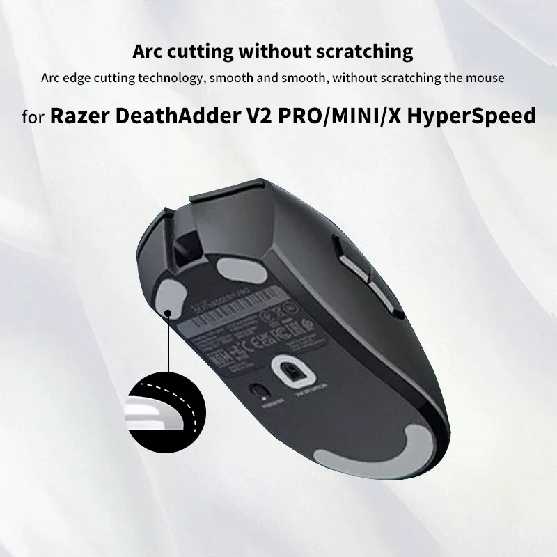 1 Set Gaming Mouse Foot Pad Anti-Slip  Sticker For DeathAdder V2 PRO/MINI/X HyperSpeed Mouse Gamer Accessories