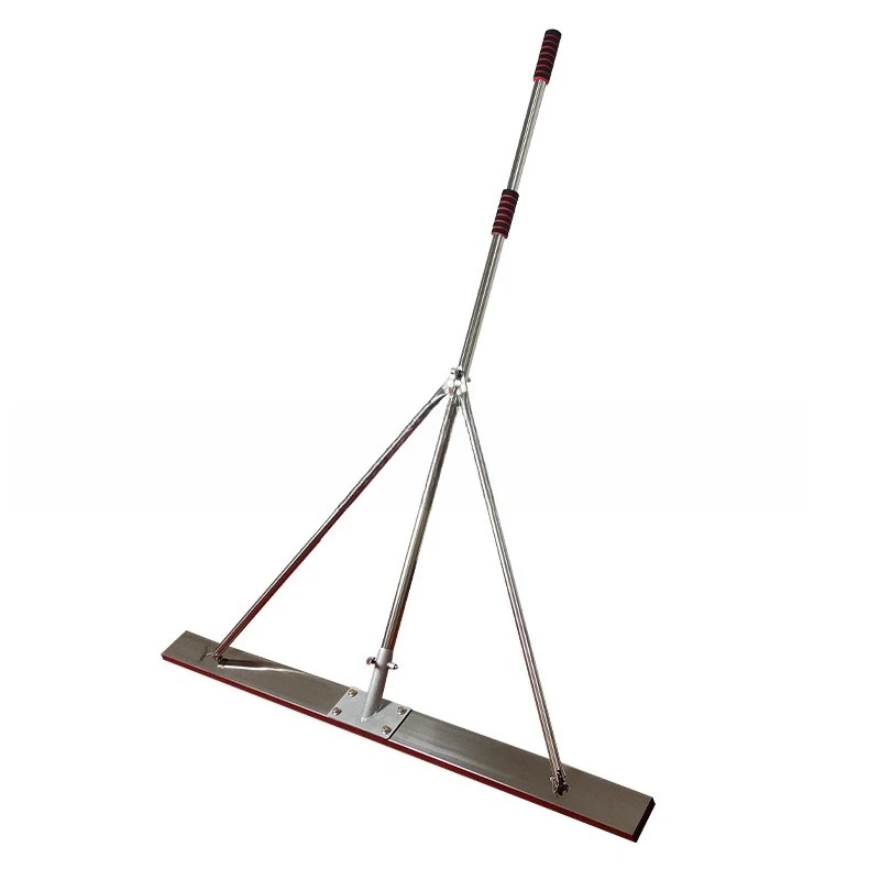 Cement pavement scraper, indoor floor heating backfill lithium electric vibration flat ruler, concrete electric scraping ruler