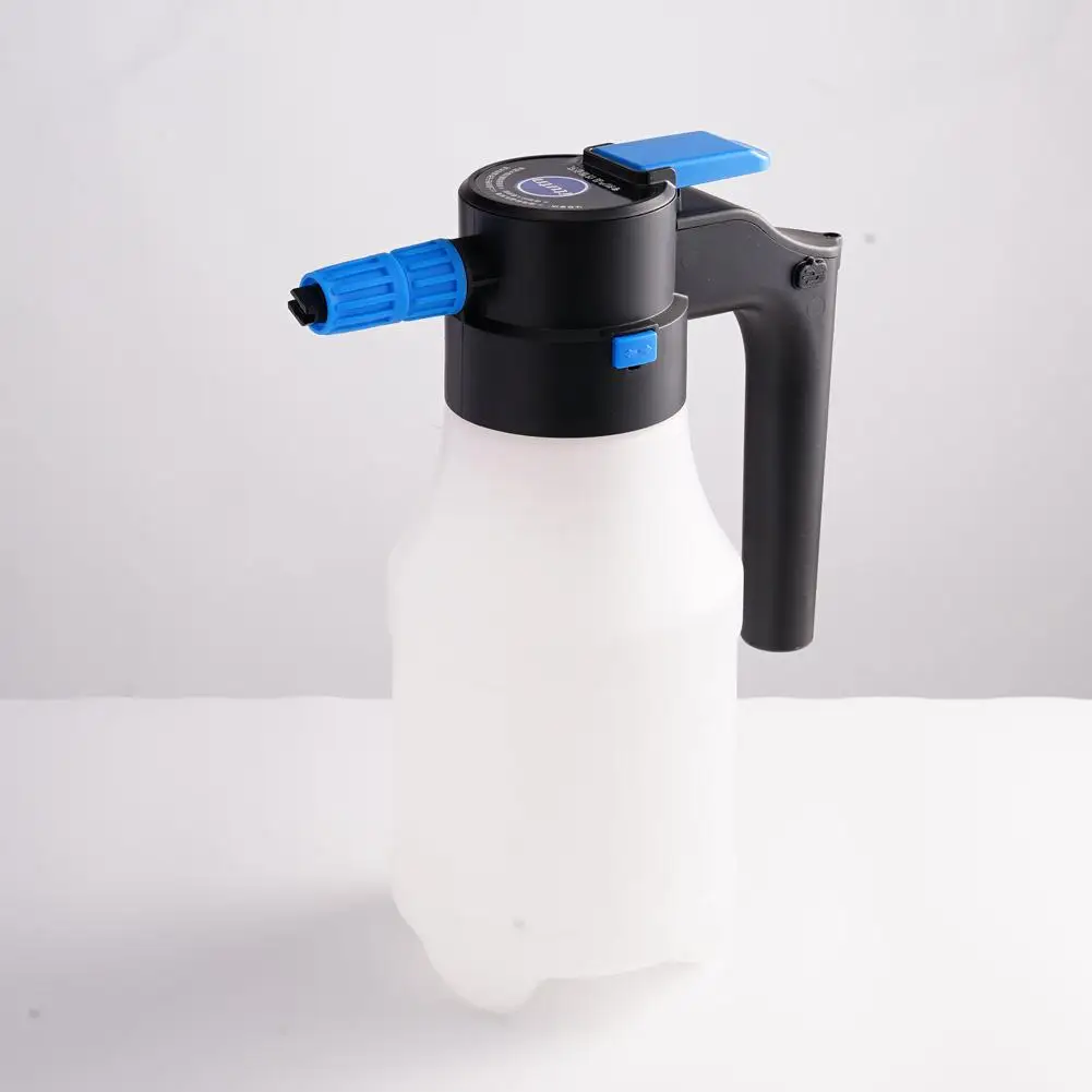 1.5L Smart Electric Auto Wash Foam Watering USB Fast Charging Car Cleaning High Pressure Water Gun Milk Foam Machine DIY Sticker