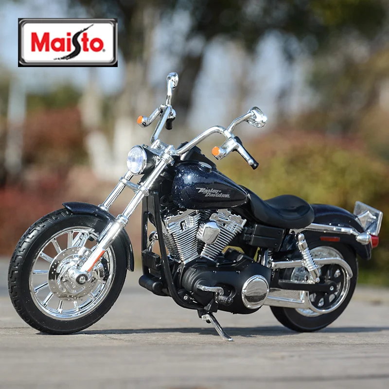 

Maisto 1:12 2006 Harley FXDBI Dyna Street Bob, модель мотоцикла из сплава, имитация металлической игрушки, уличная модель мотоцикла, детский подарок