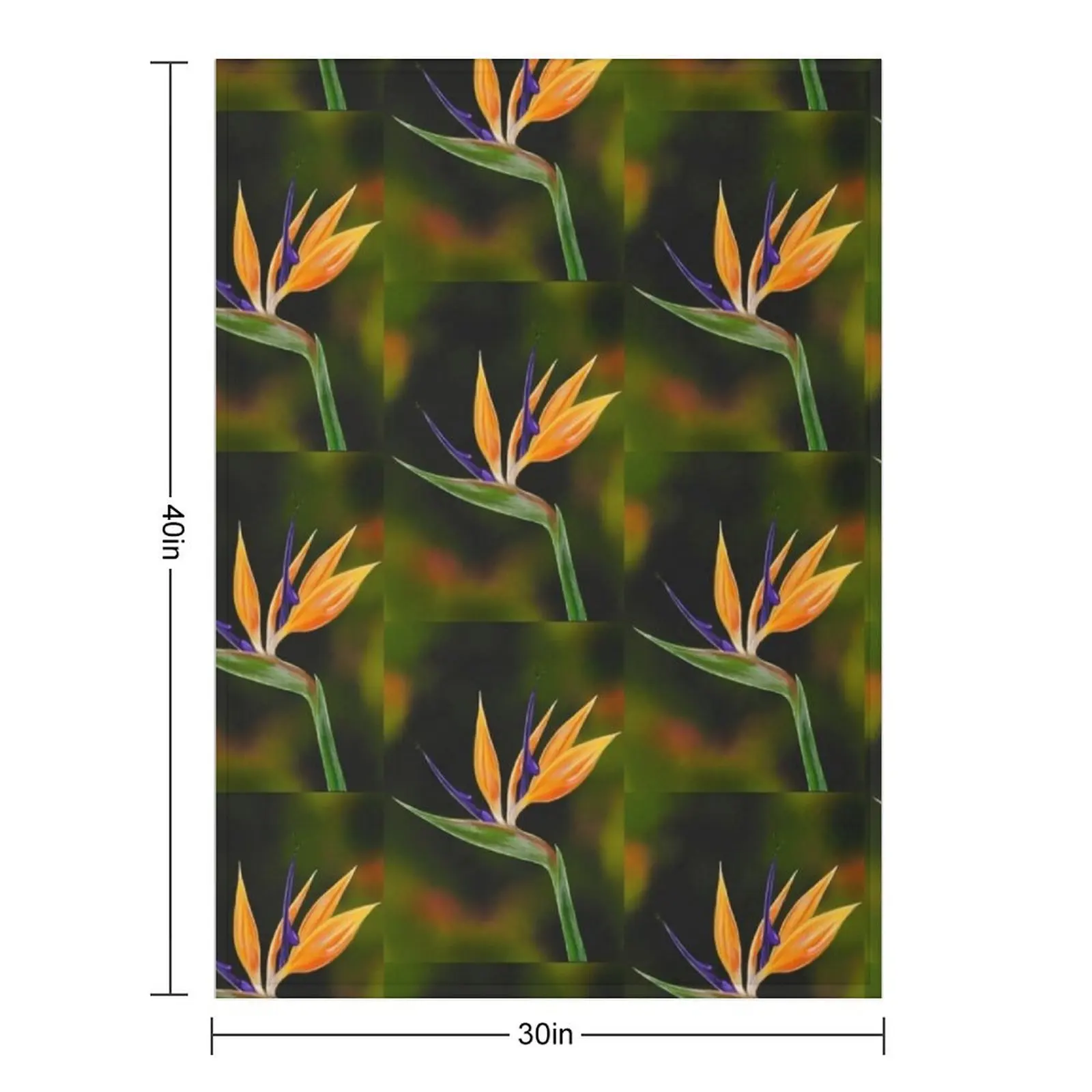 Bird of Paradise Throw Blanket Thermals For Travel Giant Sofa for babies Moving Decorative Sofas Bed Fashionable Blankets