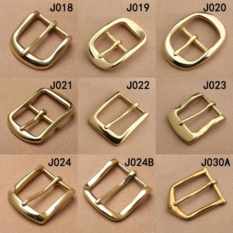 1pcs 35mm Belt Buckle Solid Brass End Bar Heel Bar Buckle Middle Center Bar Buckle Single Pin Heavy-duty for Leather Craft Strap