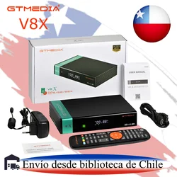 GTMEDIA-Décodeur TV satellite Xtream V8X, SUNkerdiscreSTB, CCCAMD, NEWCAMD Media First, en stock au Chili