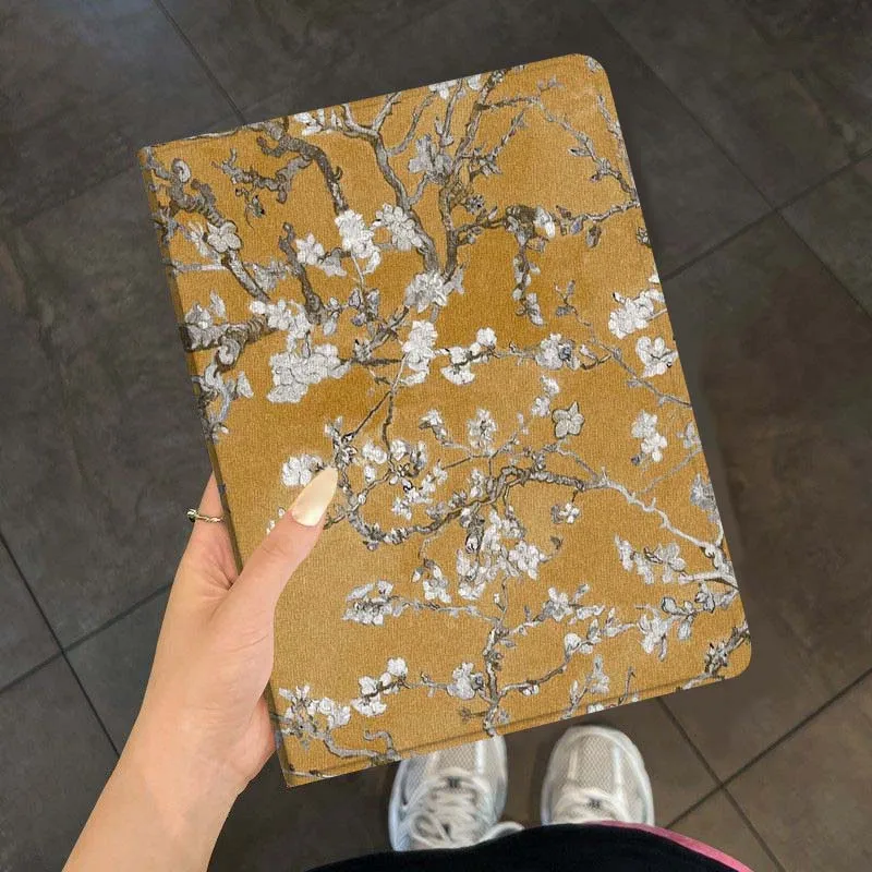 

Almond Blossom oil painting For Samsung Galaxy Tab S7 S8 S9 S10 11 12.4 13.1 FE Plus Lite Inch Cover Tablet Case