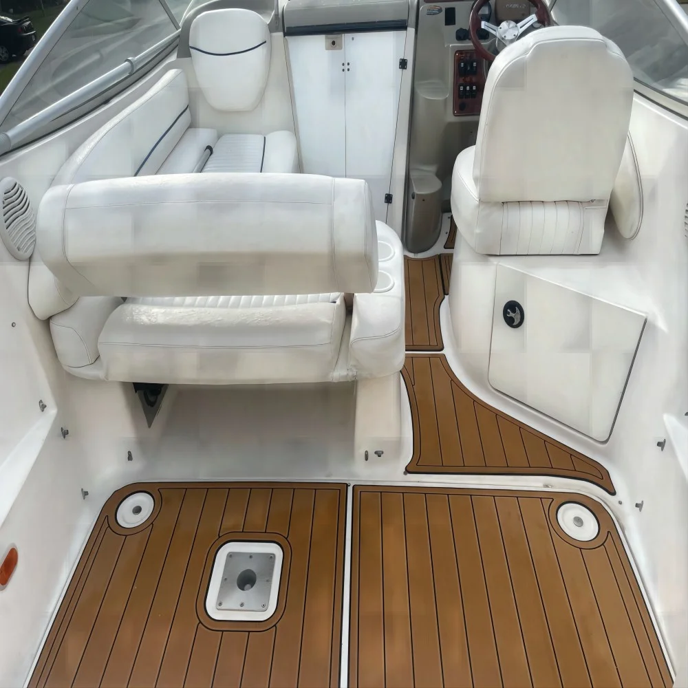 

Лодка 2002 Bayliner 2455, платформа для плавания, кокпита, лодка, пена EVA, тиковая палуба, напольный коврик