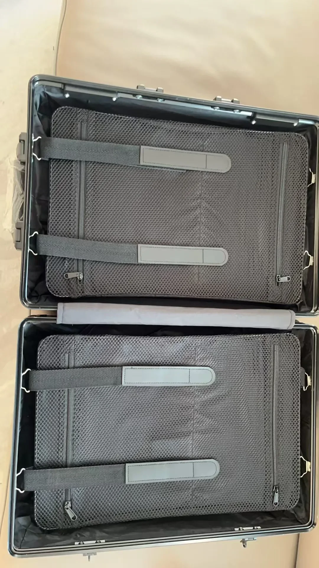 تخصيص عالية القوة 3K ألياف الكربون شعرية نمط حقيبة الاسلوب المناسب 20in 24in 28in حمل الأمتعة قشرة صلبة #4