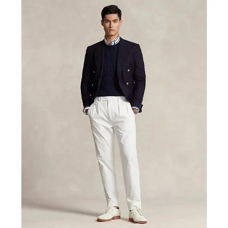 العلامة التجارية الفاخرة الرجال النساء الشتاء سترة الكشمير المعنقة الكلاسيكية طاقم الرقبة متماسكة رالف لورين البلوز