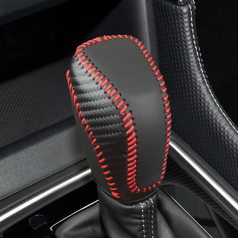 

Автомобильный чехол для ручки Subaru Forester XV, нескользящие износостойкие защитные чехлы, прочный чехол для ручки переключения передач, автомобильные аксессуары