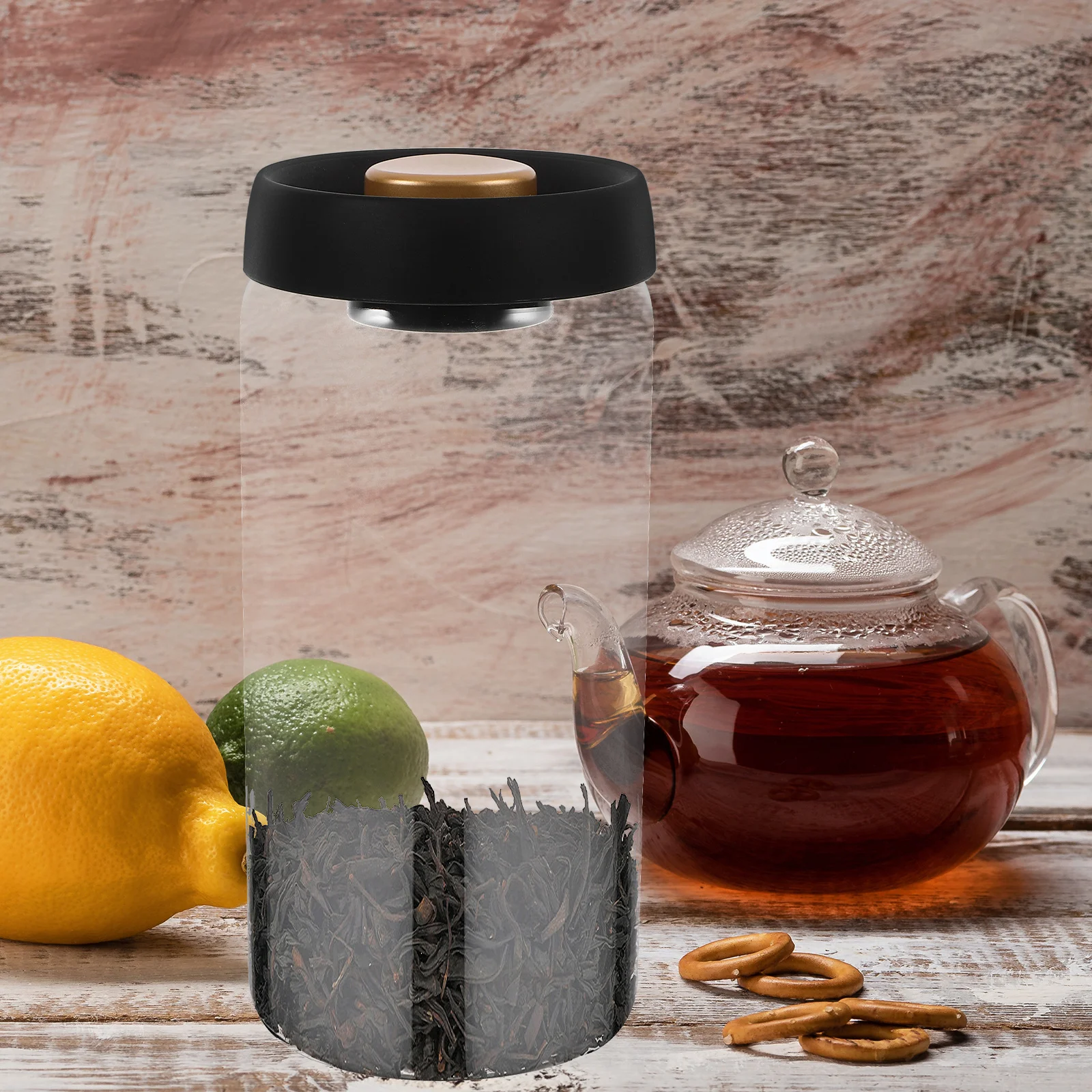 

Fridge Container Clear Storage Box 1800ml Airtight Sealed Food Preservation Refrigerator Organizer Dry Goods Spices Coffee Beans