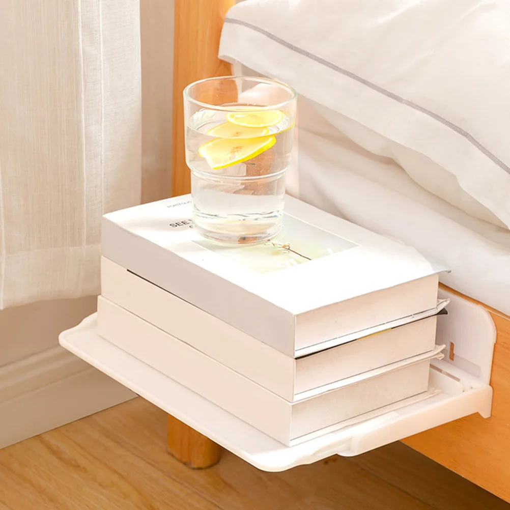 

Bedside Shelf for Bed Plastic Folding Bedside Table Folding Bedside Organizer Tray folding bedside shelf