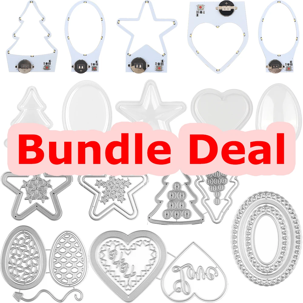 Oferty pakietowe Samoprzylepne, łatwe w użyciu, owalne jajko, serce, gwiazda, kształt drzewa, ciepłe białe diody LED do samodzielnego wykonania świątecznej kartki wielkanocnej
