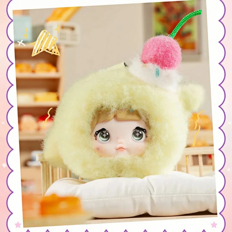 Spot nommi doçura 100% vinil pelúcia caixa cega saco charme peças decorativas bonito chaveiro boneca menina brinquedos na moda presente surpreendente