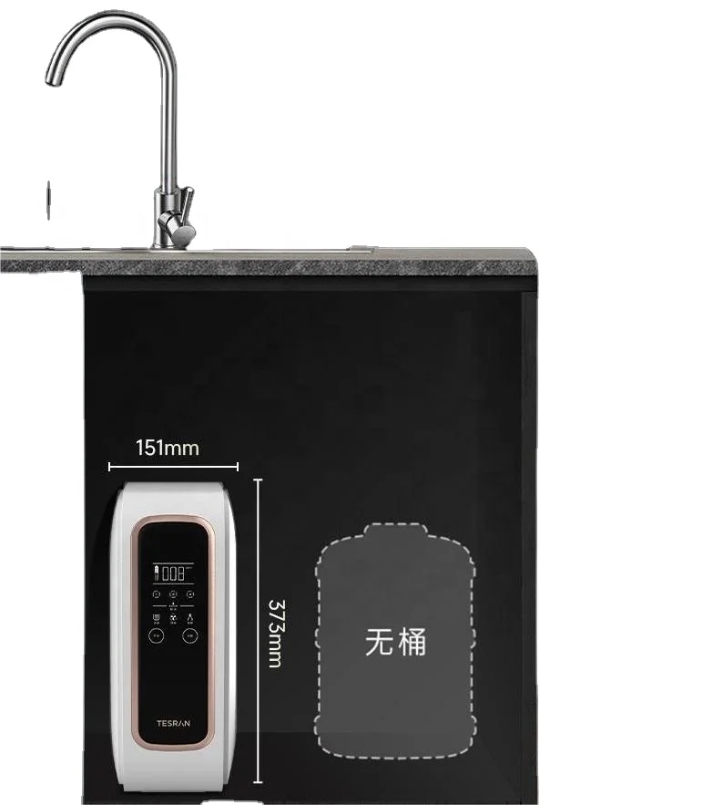 5 Stages Ultrafiltration Household Water Purifier  220 Gold Electric RO System Self-Cleaning Feature UF Membrane Filter