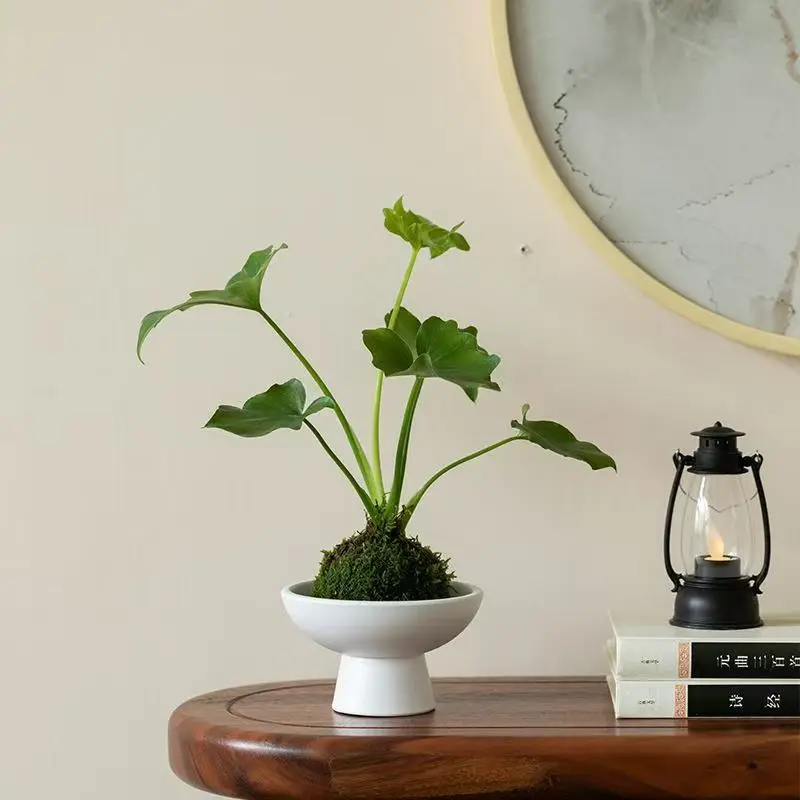 Minimalism Ceramic Vase Artificial Flower Decorative Flower Pots Desk Decoration Desktop Floral Arrangement Modern Home Decor