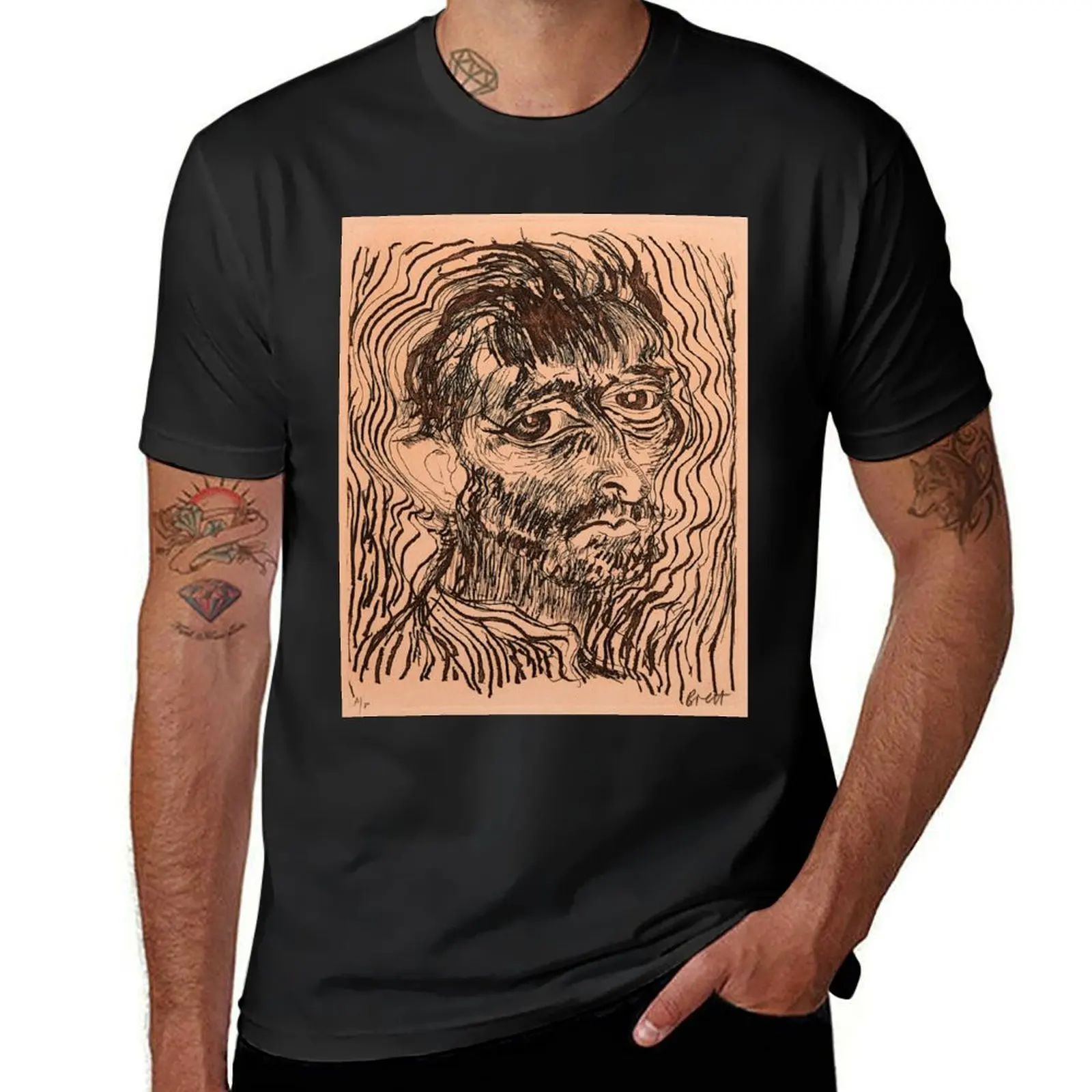 Brett Whiteley T-Shirt funnys blanks korean fashion mens funny t shirts