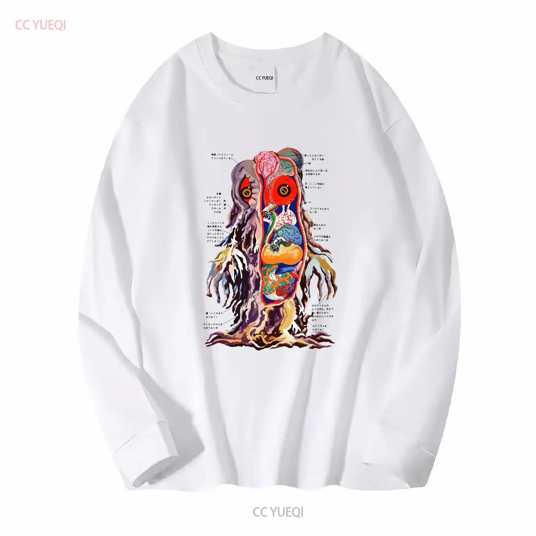 Vintage Japanese Unofficial Hedorah Anatomy Smog Monster Inspired by Retro Movie Super Soft T Shirt vintage Washed Stylish