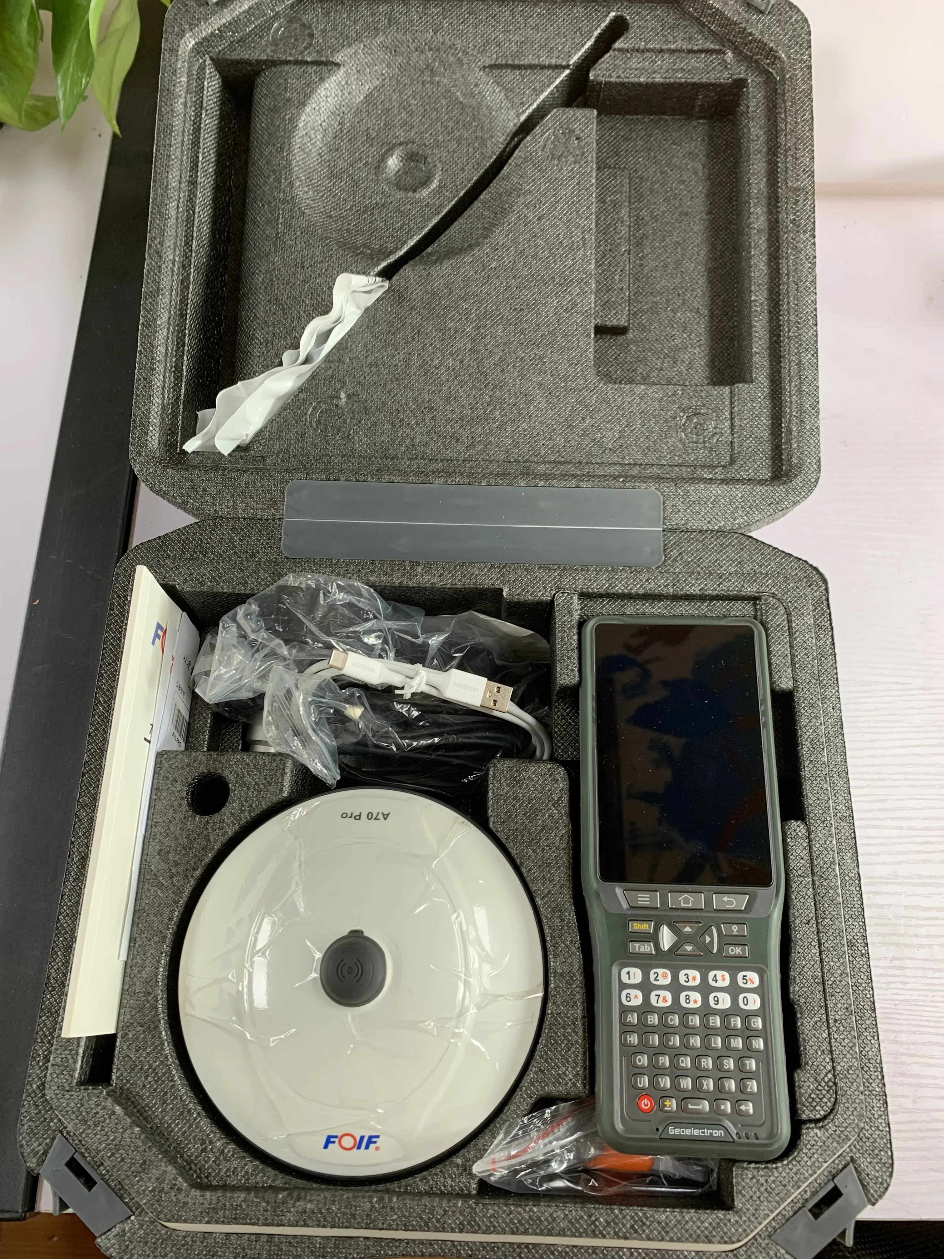 เครื่องรับสัญญาณ GPS ความเร็วสูง FOIF A70 PRO แบบสองความถี่ พร้อม IMU สำหรับการสำรวจแบบเอียง GPS GNSS RTK