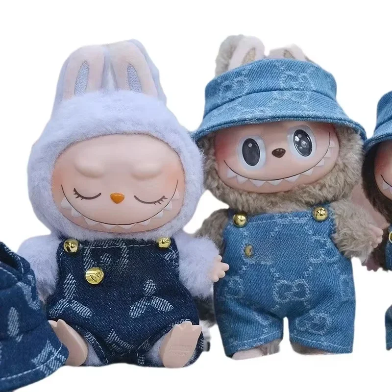 Fortschrittlicher Luxus-Wollanzug für Labubu Idols V1-V2 |   Süßes, stilvolles Puppenzubehör-Set, hochwertige Design-Kleidung für Sammlerstücke