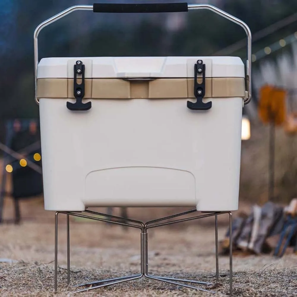 المضادة للانزلاق للطي برودة الوقوف لا تسرب بسهولة تجميع رف أمتعة قابل للطي الدقة الصلب مستقرة التخييم حامل محمول #1