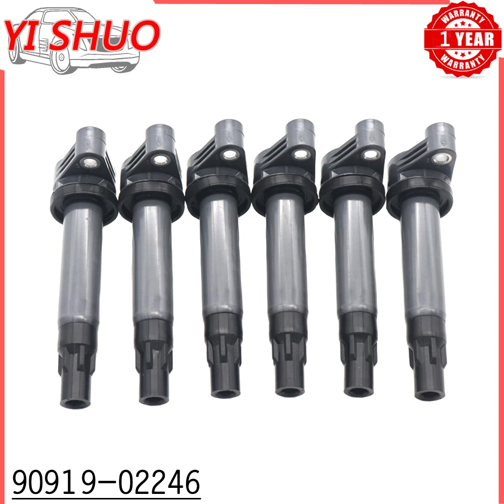 

Автомобильная катушка зажигания для Toyota Camry Sienna Highlander Solara для Lexus RX400h RX330 ES330 RX330 3.3L UF430 90919-02246