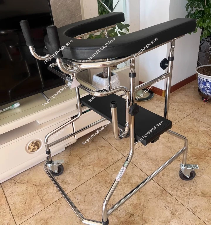 Walker, the elderly hemiplegic walker, auxiliary walking device, rehabilitation walking can sit and prevent falling