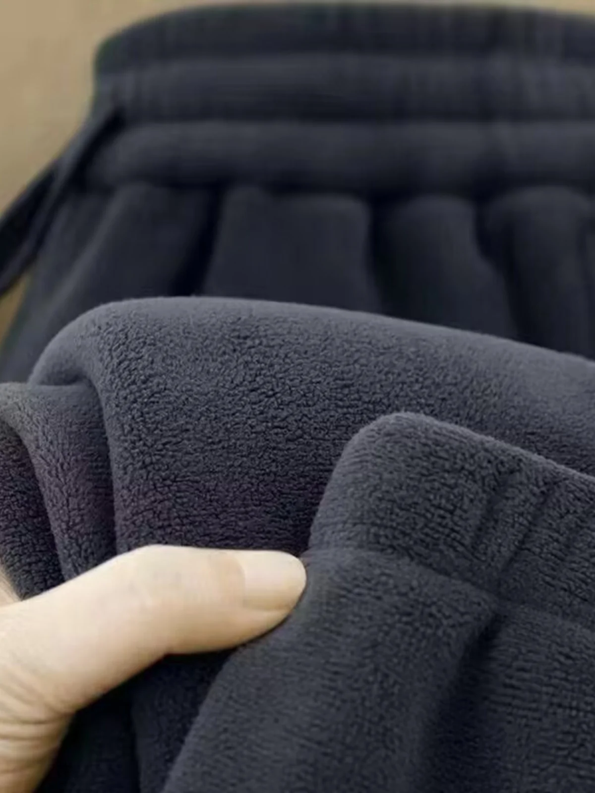 

Мужские утепленные брюки из флиса, износостойкие повседневные брюки, зимние флисовые брюки, молодежные модные спортивные брюки черного цвета