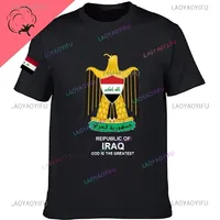 Republic of Iraq Iraqi men t shirt fashion jerseys nation team  cotton t-shirts sporting clothing tees country IRQ