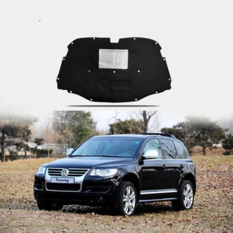 

Car Front Hood Engine Sound Heat Insulation Cotton Pad Soundproof Mat Cover Foam For Volkswagen Touareg 2003-2009