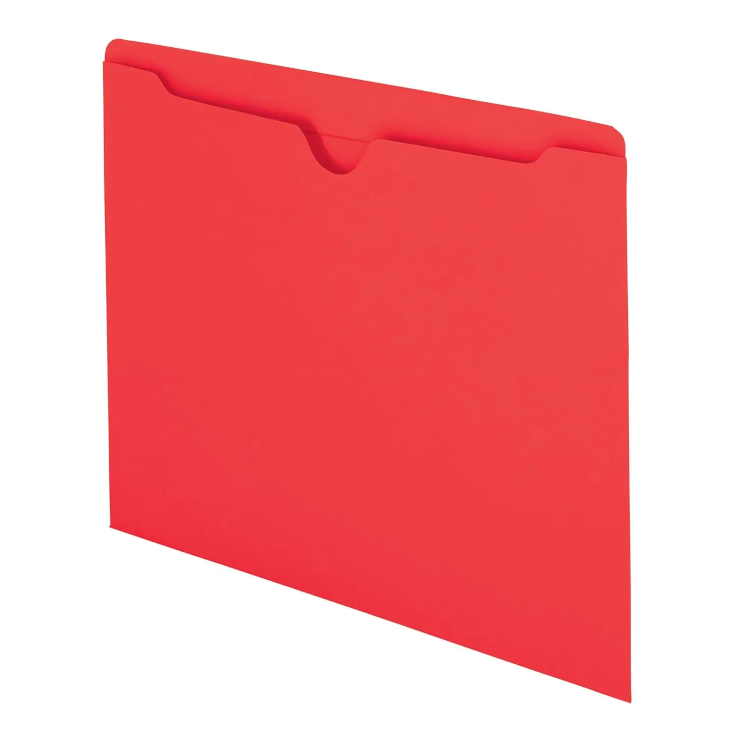 

Red Letter Size File Jackets, 100 per Box, Reinforced Tabs for Secure Document Storage