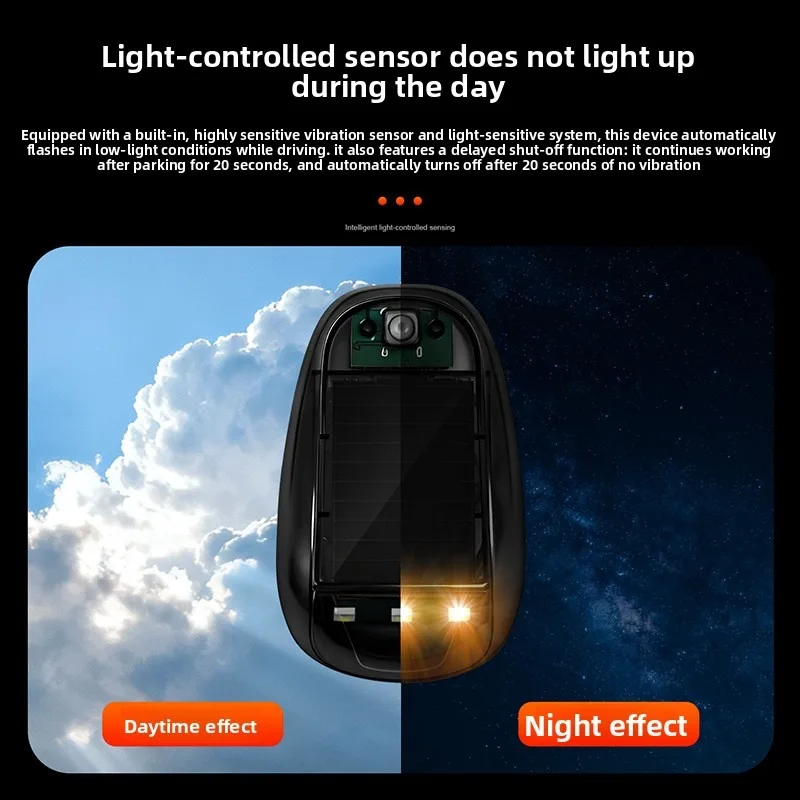 التحكم اللاسلكي أضواء الكابينة الشمسية سيارة شاحنة سقف LED منارة ستروب أضواء تحذير الطوارئ مصباح الملاحة الشمسية 8 ألوان