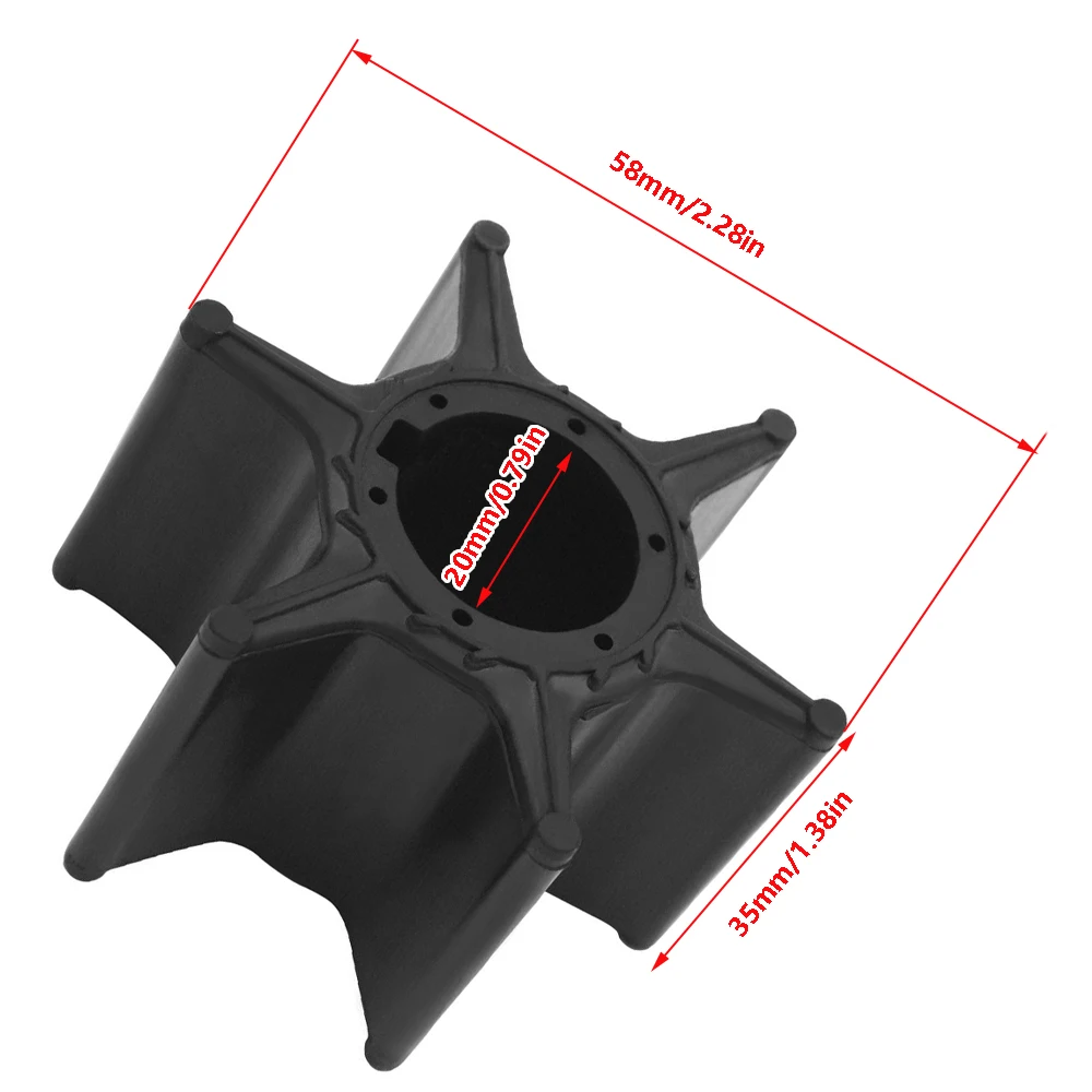 Water Pump Impeller  67F-44352-01 67F-44352-00 For Yamaha 4-Stroke 75HP 80HP 90HP 100HP Boat Motor For Sierra Marine 18-3042