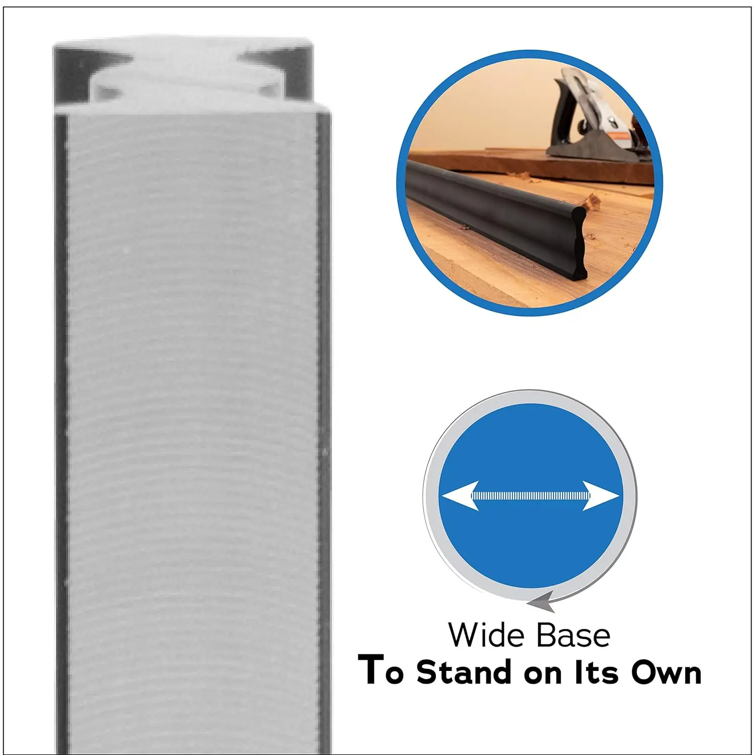 Outils à bord droit en aluminium anodisé de 24 pouces, 38 pouces et 50 pouces pour la précision dans le travail du métal et du bois