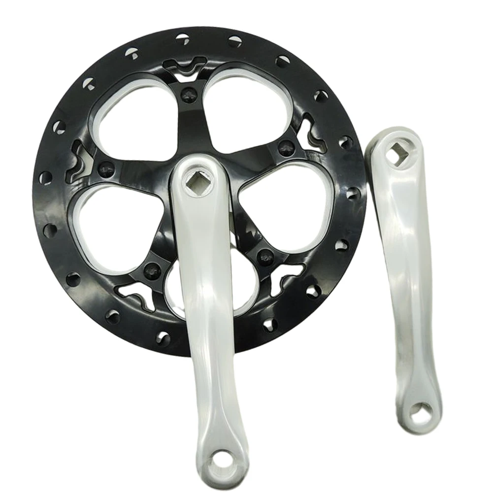 

52T Road Bike Crankset 170mm Foling Bike Crank Set Hollow Tooth Plate Bike Sprocket Bike Accessories Bike Parts