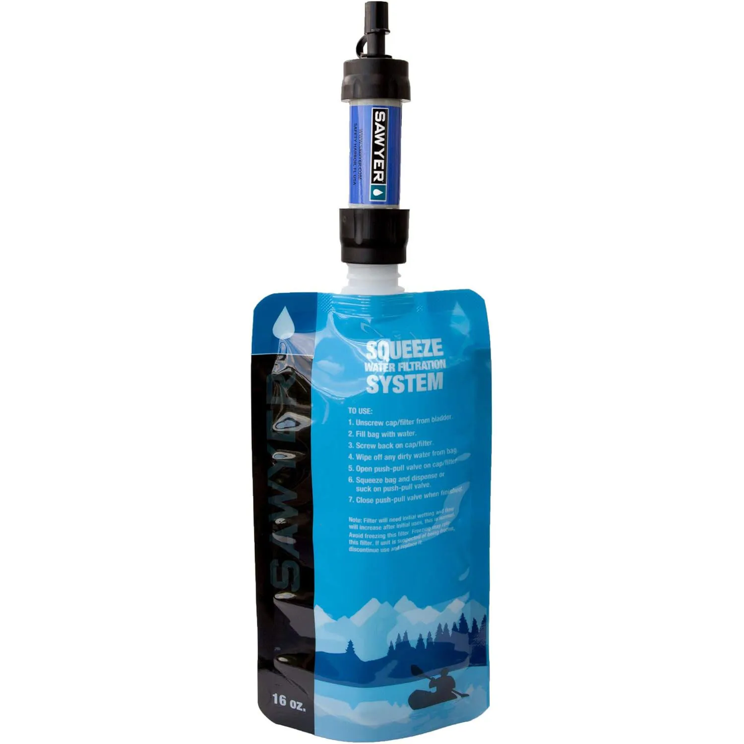 Portable Mini Water Filter Straw for Outdoor Survival, Camping & Hiking - Fast Hot Sales