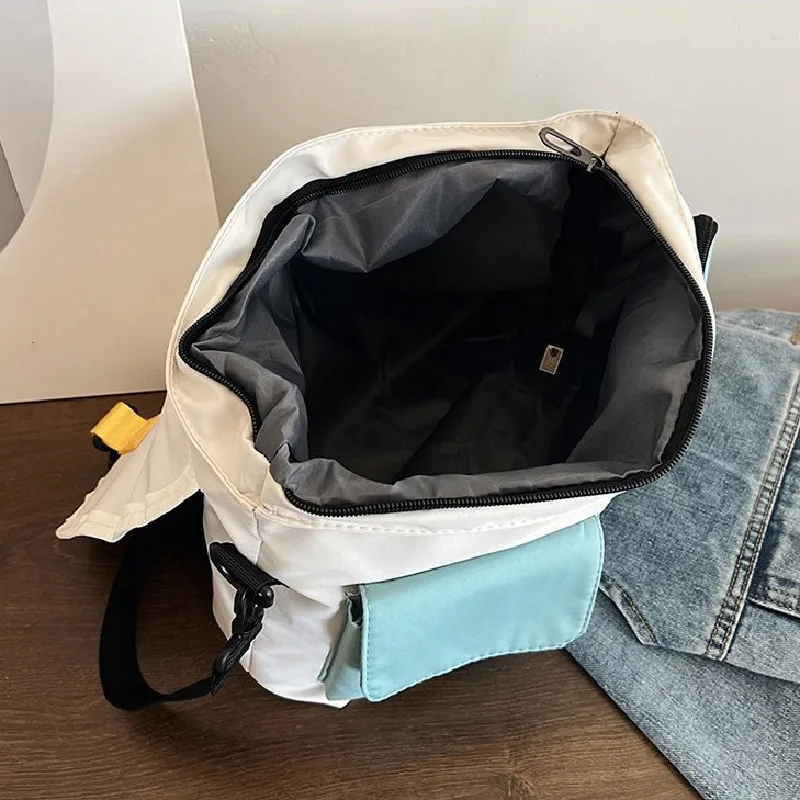Wodoodporne nylonowe torby listonoszki dla kobiet torebki płócienne torba na ramię Crossbody o dużej pojemności codzienne torby szkolne dla studentów