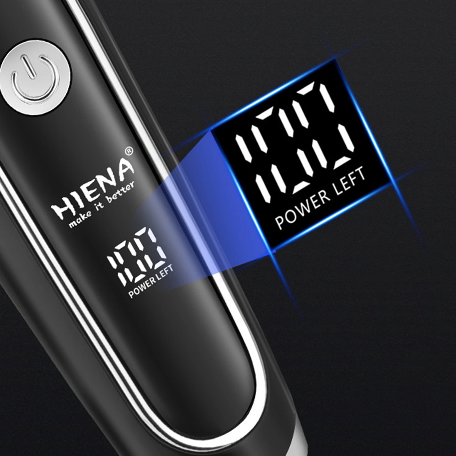 HIENA Haarschneider-Set, 1000–1200 mAh, leistungsstarker kabelloser elektrischer Haarschneider, Haarschneidemaschine für Herren, tragbare Rasierer