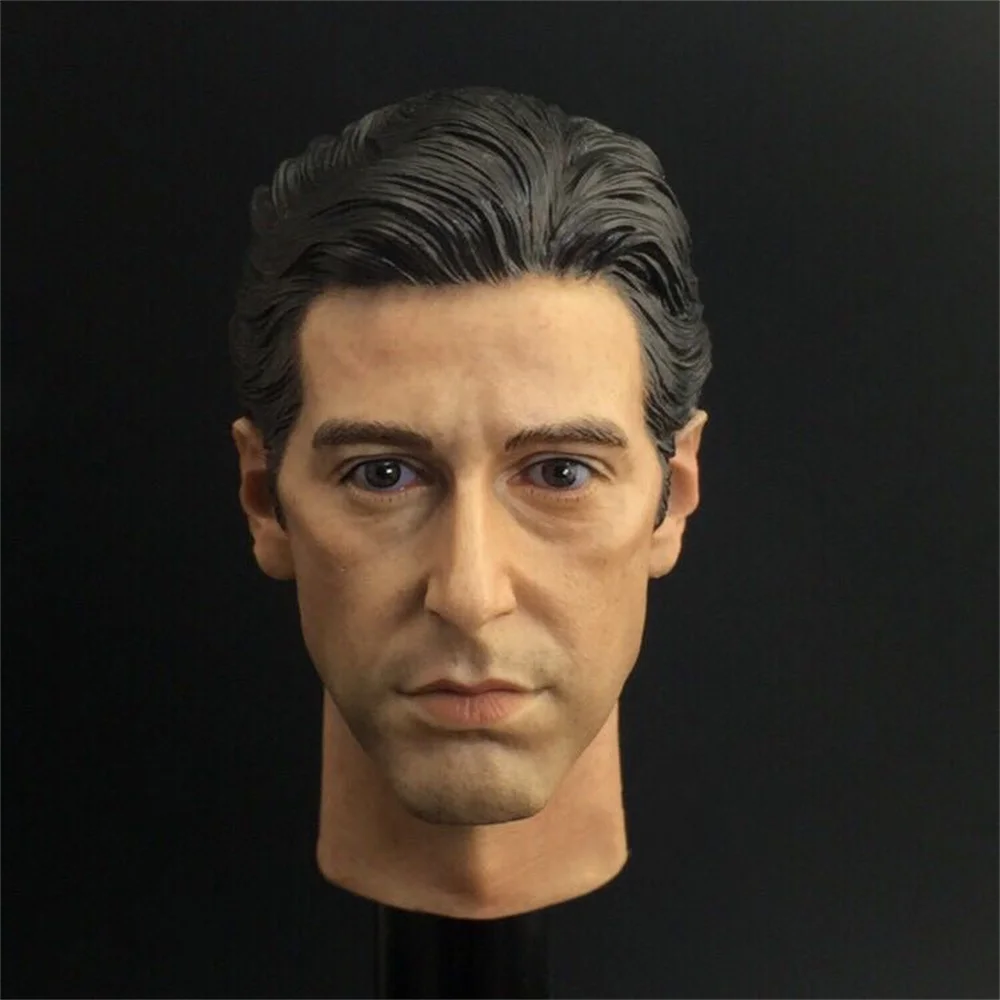 

1/6 Scale Al Pacino Male Head Carving SculptD Delicate Painted Young Star Doll Model For 12" Soldier Action Figure Body Toys