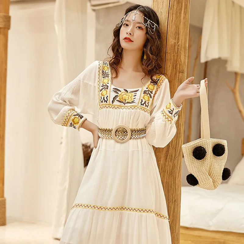 Богемный широкий ремень, винтажный женский плетеный соломенный пояс, летние круглые сетчатые пряжки, дикие плетеные ремни для женщин, Лидер продаж