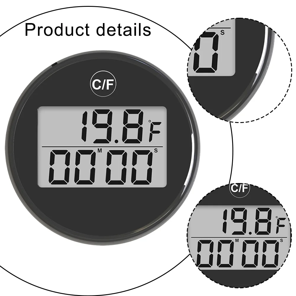 Water Bath Thermometer With Timer Small Floating Waterproof Ice Bath Thermometer With LED Display Waterproof Cold Plunge