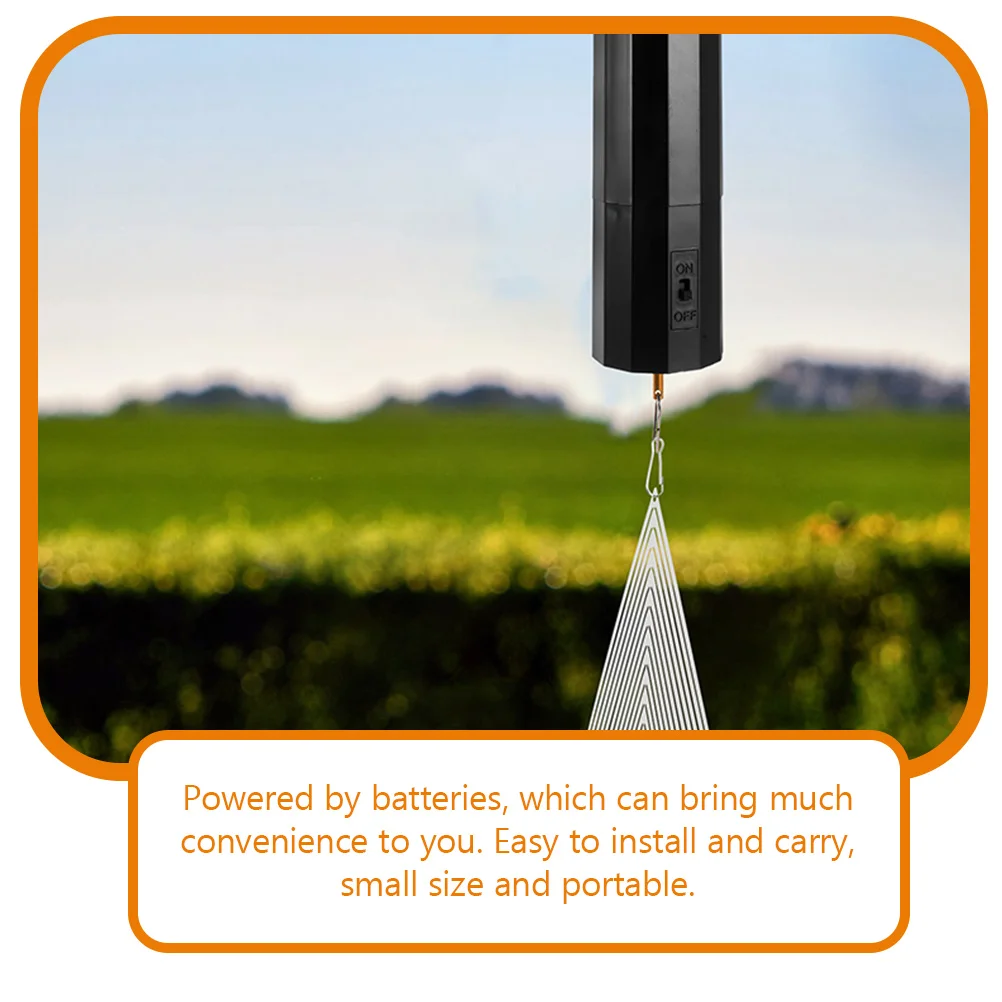 2 stuks elektrische motor voor windgong bediende roterende motor binnen buiten decoratie hangende windspinner lichtgewicht