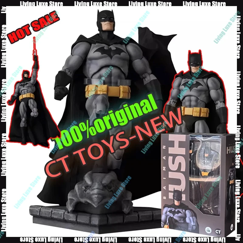 

In Stock CT Toys Batman Figure Batman Mafex 126 Action Figures DC Justice League Hush Figurine The Dark Knight Collection Toy