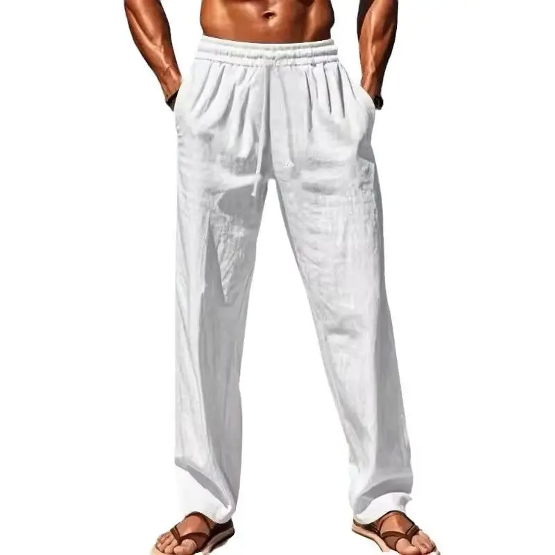 

Мужские повседневные брюки в европейском и американском уличном стиле 2026 года: быстросохнущие, дышащие, свободные, спортивные, универсальные, длинные брюки в стиле хип-хоп.